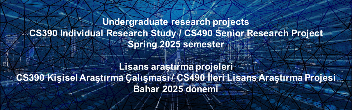 Lisans Araştırma Olanakları – Bahar 2025