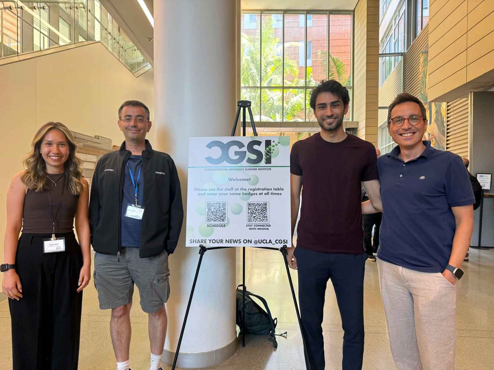 Bilkent CS Researchers Showcase Work at UCLA Computational Genomics Summer Institute