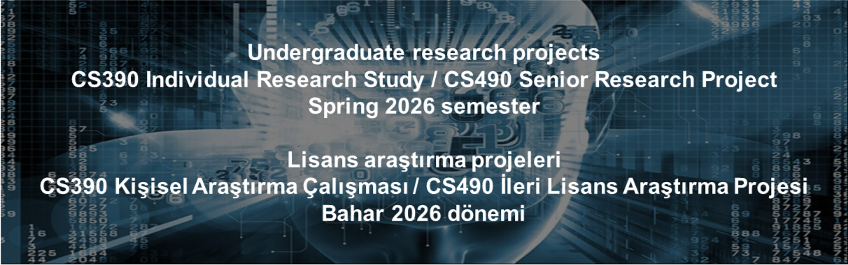 Undergraduate Research Opportunities – Spring 2026